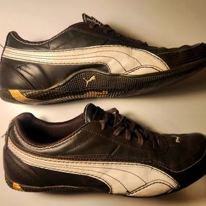 Puma US size 11 Brown with off white
